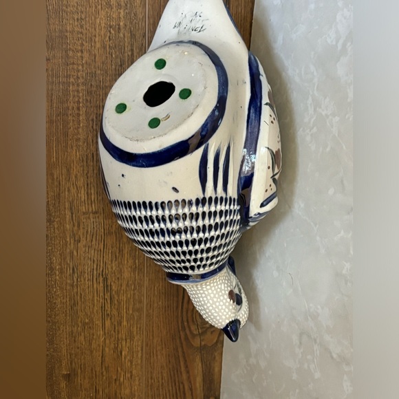 Vintage Tonala Santana Mexican Pottery Bird Figurine Dove Folk Art 13” long - Picture 3 of 16